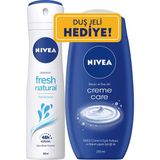 Nivea Deodorant 150 ml ve Duş Jeli 250 ml Seti - 400 ml