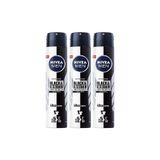 NIVEA Deodorant Erkek 150ml.invisible Fresh X 3 Adet