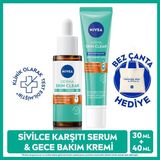Nivea Derma Skin Clear Dengeleyici Serum 30 ml ve Gece Arındırıcı Krem 40 ml, Niasinamid