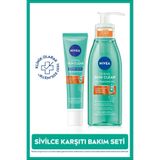 NIVEA Derma Skin Clear Karşıtı Yüz Temizleme Jeli 150ml ve Gece Arındırıcı Krem 40ml, Niasinamid