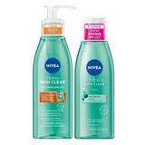 NIVEA Derma Skin Clear Karşıtı Yüz Temizleme Jeli 150ml Ve Nemlendirici Tonik 200ml