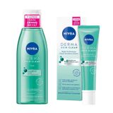 NIVEA Derma Skin Clear Night Exfoliator Gece Arındırıcı Krem 40 ml + NIVEA Derma Skin Clear Sivilce Karşıtı Tonik 200 ml X2