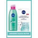 Nivea Derma Skin Clear Sivilce Karşıtı Arındırıcı Tonik 200 ml ve T-Bölgesi & Siyah Nokta Temizleyici Bant