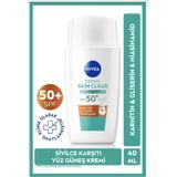 NIVEA Derma Skin Clear Sivilce Karşıtı Güneş Koruyucu Yüz Kremi SPF50 40 ML