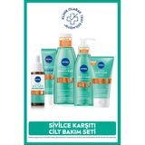 Nıvea Derma Skin Clear Sivilce Karşıtı Serum 30Ml, Jel 150Ml, Tonik 200Ml, Peeling 150Ml, Gece Kremi 40Ml