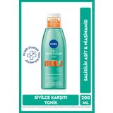Nıvea Derma Skin Clear Sivilce Karşıtı Tonik 200Ml,Salisilik Asit,Niasinamid,Deniz Tuzu,Gözenek Arındırıcı