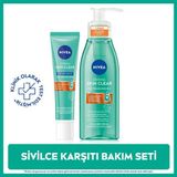 Nivea Derma Skin Clear Sivilce Karşıtı Yüz Temizleme Jeli 150ML ve Gece Arındırıcı Krem 40ML, Niasinamid
