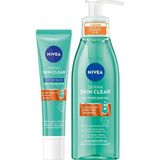 Nıvea Derma Skin Clear Sivilce Karşıtı Yüz Temizleme Jeli 150ML ve Gece Arındırıcı Krem 40ML, Nisaniamid, Salisilik Asit, Bha, Yağlı Cilt, Yüz Bakım, Cilt Bakım - standart