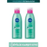 Nivea Derma Skin Sivilceli Hassas Ciltler Cilt Bakım Temizleyici Tonik 200ML X2