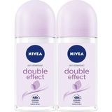 Nivea Double Effect 2x50 ml Kadın Roll-On