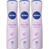 Nivea Double Effect 3x150 ML Kadın Deodorant
