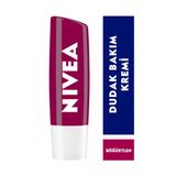 Nivea Dudak Bakım Kremi 4,8gr 24 Saat Nem, Hafif Bordo Işıltı