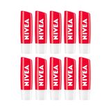 Nivea Dudak Bakım Kremi Straw Berry Shine Çilek Aromalı 4,8 gr 10 Adet