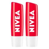 Nivea Dudak Bakım Kremi Straw Berry Shine Çilek Aromalı 4,8 gr 2 Adet