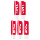 Nivea Dudak Bakım Kremi Straw Berry Shine Çilek Aromalı 4,8 gr 5 Adet