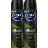 Nivea Erkek 2x150 ml Amazonia Sprey Deodorant