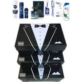 Nivea Erkek Bakım Seti - Damat Çeyiz Bohça Nişan Damat Kutu Seti Alberto Taccini