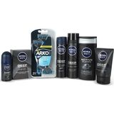Nivea Erkek Cilt Bakım Seti 7 Parça Damat Nişan Çeyiz Bohça Seti Derin Temizlik Özelliği