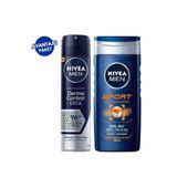NIVEA Erkek Sprey Deodorant Derma Control Clinical 150ml, Nivea Men Erkek Duş Jeli Sport 250 ml