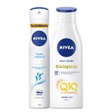 Nivea Fresh Kadın 200 ml Deo Sprey+Q10 Sıkılaştırıcı 250 ml Vücut Losyonu