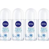 Nivea Fresh Natural 4x50 ml Kadın Roll-On
