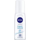 Nivea Fresh Natural 75 ml Uzun Süren Ferahlık Kadın Sprey Deodorant