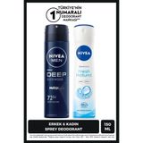 Nivea Fresh Natural Antiperspirant Ter Önleyici Leke Yapmayan Deodorant Seti
