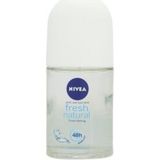 Nivea Fresh Natural Roll-On Deodorant 25 ml Kadınlar İçin 48 Saat Koruma Sağlar