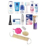 Nivea Gelin Söz Nişan Çeyiz Bohça Seti - Gelin Sandıksız Makyaj Seti 15 Parça