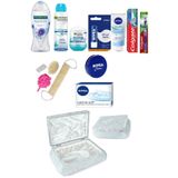 Nivea Gelin Söz Nişan Ceyız Sandıgı Bohca Seti- Banyo Lif Seti +Cilt Bakım Seti
