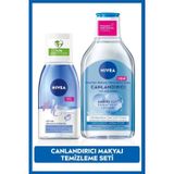 NIVEA Göz Makyaj Temizleyici 125ml ve Canlandırıcı Micellar Makyaj Temizleme Suyu, Amino Asit, E Vitamini