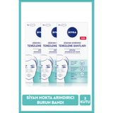 NIVEA Gözenek Arındırıcı Temizleme Bantları, Siyah Noktaları Arındırır, Derinlemesine Temizlik, X3 Adet