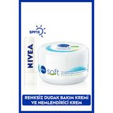 Nivea Güneş Koruyucu Renksiz Dudak Bakım Kremi Medrepair Spf15 Ve Soft Nemlendirici Vücut Bakım Krem