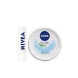 Nıvea Güneş Koruyucu Renksiz Dudak Bakım Kremi Medrepair Spf15 Ve Soft Nemlendirici Vücut Kremi300Ml