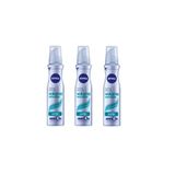 Nivea Hacim Veren Extra Strong 3x150 ml Saç Köpüğü