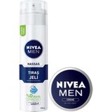 Nivea Hassas Tıraş Jeli 30 ml %0 Alkol İçerir Cilt Tahrişine Karşı Koruma