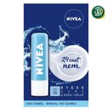 Nivea Hydro Care SPF15 10x4.8 gr Dudak Bakım Kremi