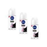 Nivea Invısıble Black Whıte Clear 3x50 ml Kadın Deodorant