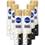 Nivea Invisible Black & White İpeksi Pürüz 6x150 ml Kadın Deodorant