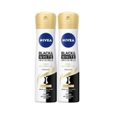 Nivea Invisible Black White İpeksi Pürüzsüzlük 2x150 ml Kadın Sprey Deodorant