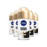 Nivea Invisible Black White İpeksi Pürüzsüzlük 5x50 ML Roll-On