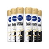 Nivea Invisible Black White İpeksi Pürüzsüzlük 6x150 ml Kadın Sprey Deodorant