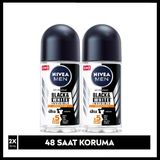 Nivea Invisible Black & White Power 50 ml Erkek 2'li Roll On Deodorant