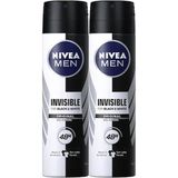 Nivea İnvisible Black&whıte 2x150 ml Erkek Power Sprey Deodorant