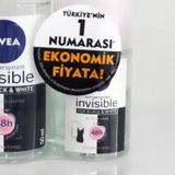Nivea Invisible Clear Bayan Roll-On 50 Ml + 25 Ml Hediye
