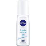 NIVEA Kadın Pump Sprey Deodorant 75ml, 48 Saat Ter Koruması, Uzun Süren Ferahlık, Okyanus Özleri Esansı - 75 ml