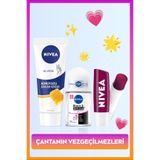 Nivea Kadın Roll-On Deodorant Black&white Invisible Clear 25ML, El Kremi ve Böğürtlen Renkli Dudak Kremi