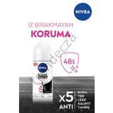 Nivea Kadın Roll-on Deodorant Black&white Invisible Clear 50ml,48saat Anti-perspirant Koruma Ve Ferah Koku