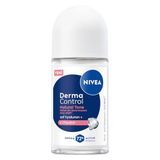 NIVEA Kadın Roll on Deodorant Derma Control Natural Tone 50 ml, Koltuk Altı Kararmasına Karşı Etkili, Eşit Cilt Tonu, 72 Saat Anti Perspirant Koruma, C Vitamini, Hyaluronik Asit, Alkol İçermez