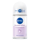 NIVEA Kadın Roll-on Deodorant Double Effect 50ml, 72 Saat Anti-perspirant Koruma, Alkolsüz, Pürüzsüz Koltuk Altı